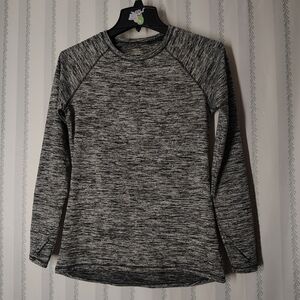 Cuddl Duds Gray Long Sleeve Top